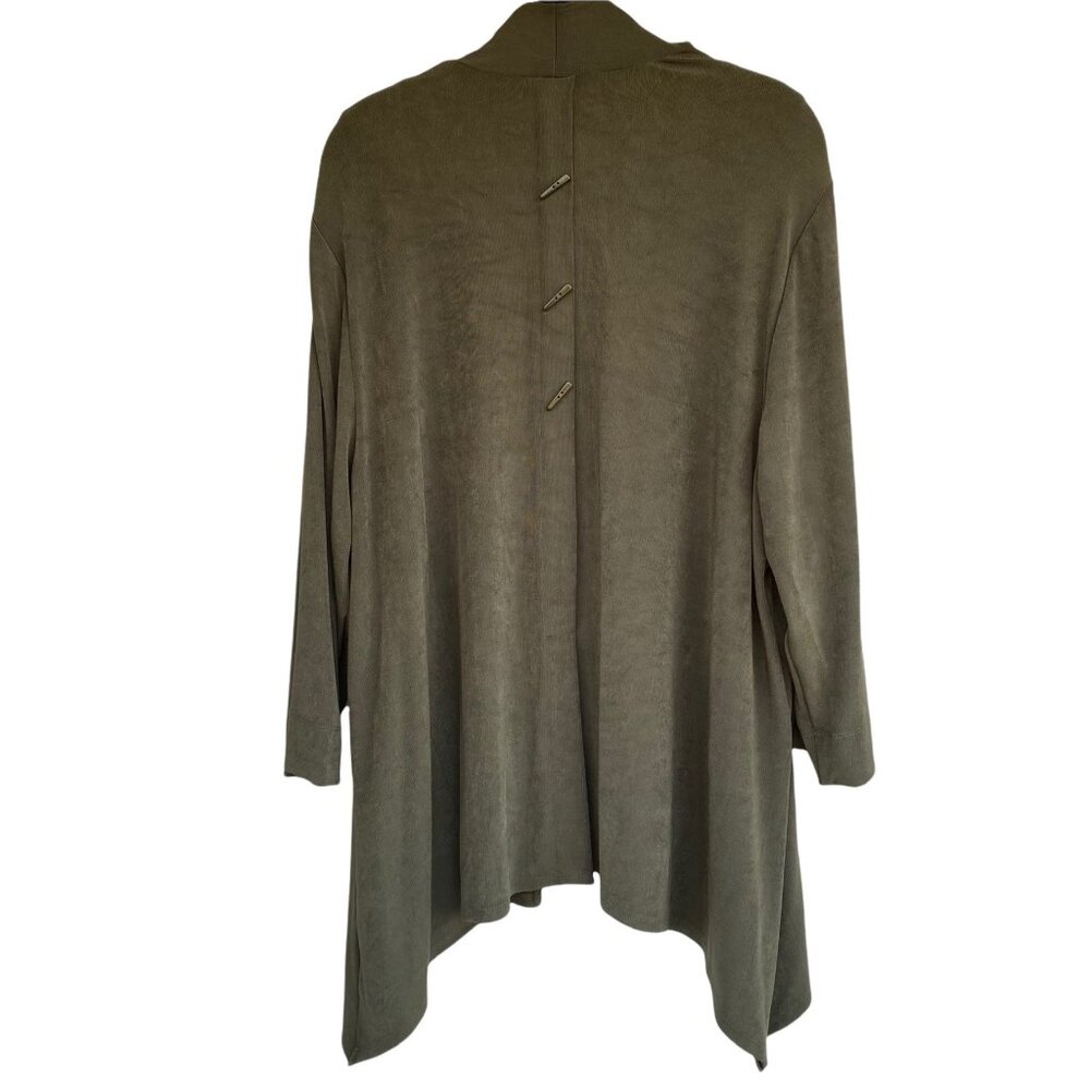 TRAVELERS CLASSIC Back Button Jacket sz 3 (US XL) w/ Tank sz 2 Cypress Fern NWT - Picture 3 of 12